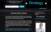 Website design for an ADHD coaching site