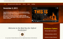 Website design for fundraiser in NC