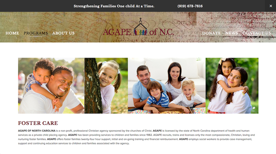 Website development for non profits