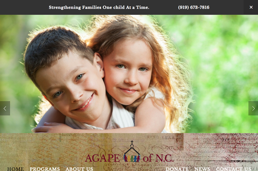 We provide website design for non profits