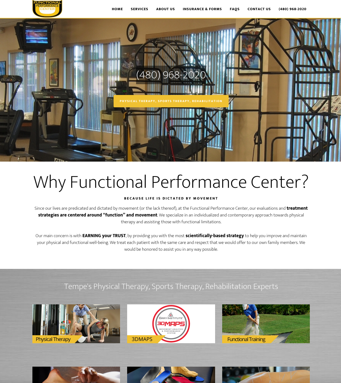 Functional Performance Homepage 2