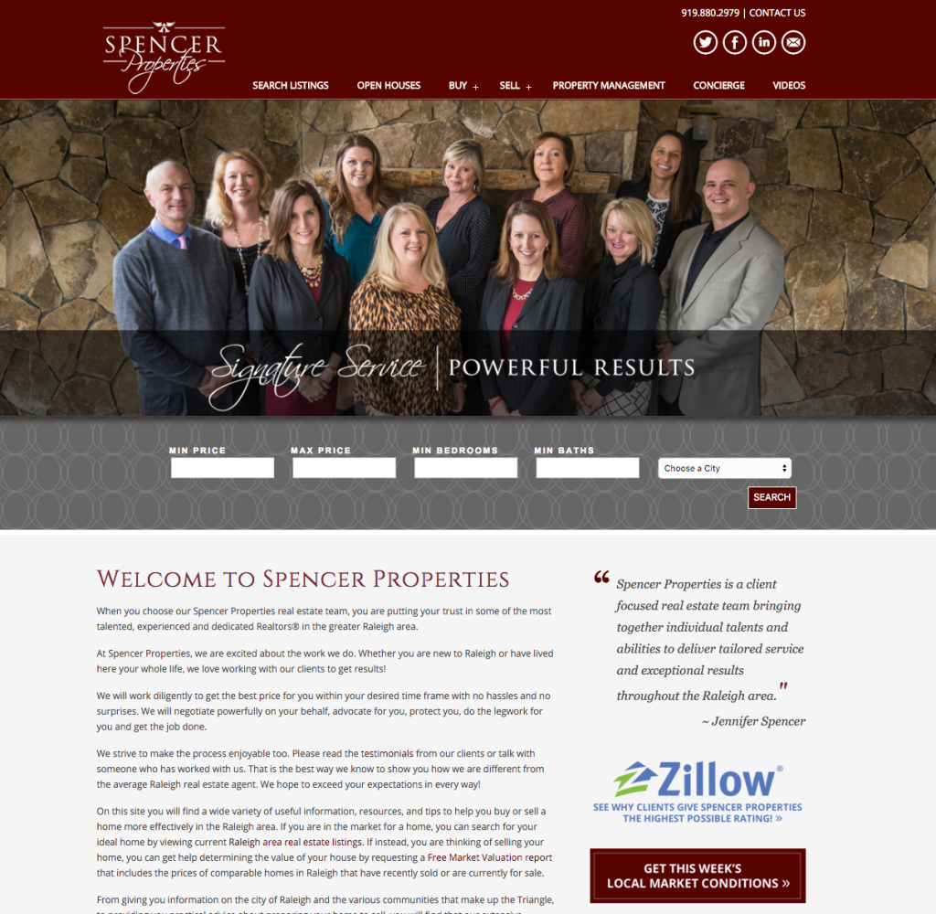 Spencer Properties SEO only EMM  Designs